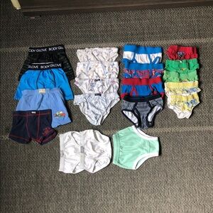 20 custom variety pack Kids Underwear mixed bundle - size 2/3 years old